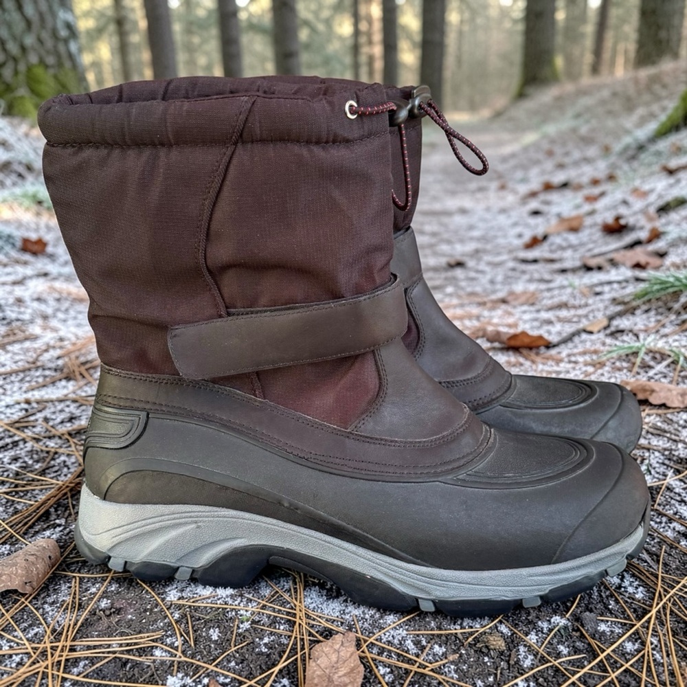 Lands’ End Insulated Winter Snow Boots Men’s Size 12 Regular Outdoor Adventure